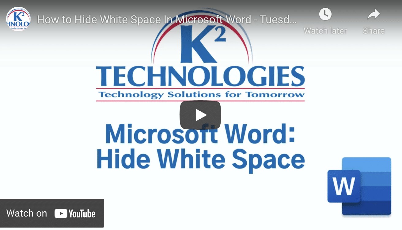 Top-Notch Ways Of Using Hide White Space In Microsoft Word