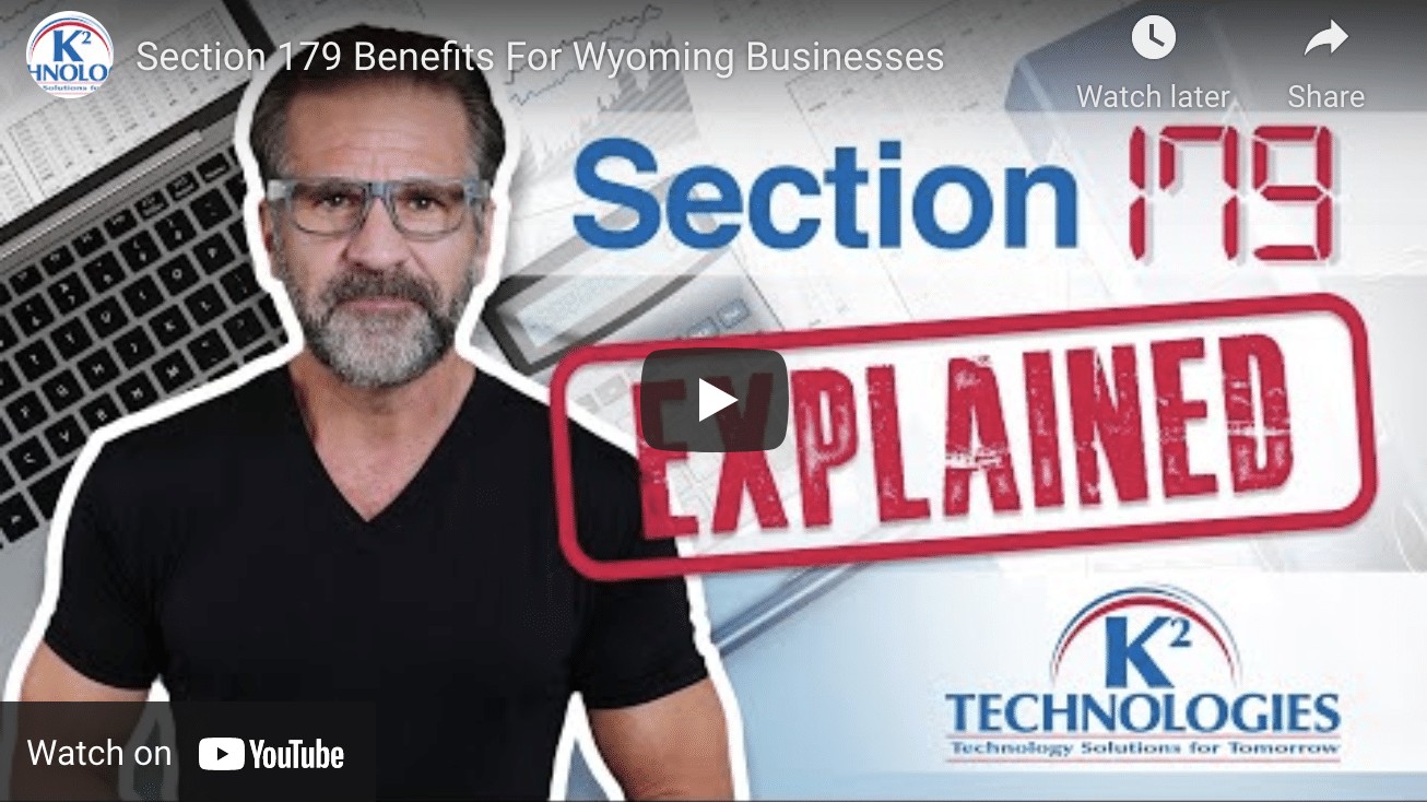 Section 179 Benefits for Wyoming Businesses