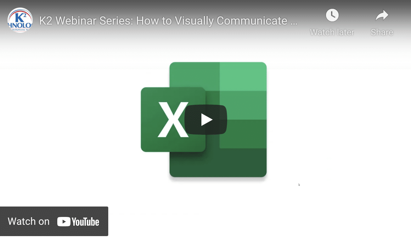 Microsoft Excel Webinar: Charts and Graphs