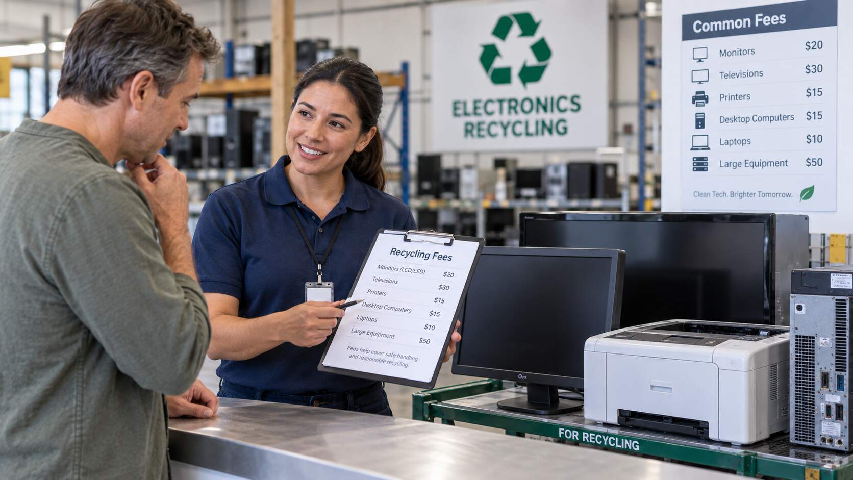 recycling fees for electronics